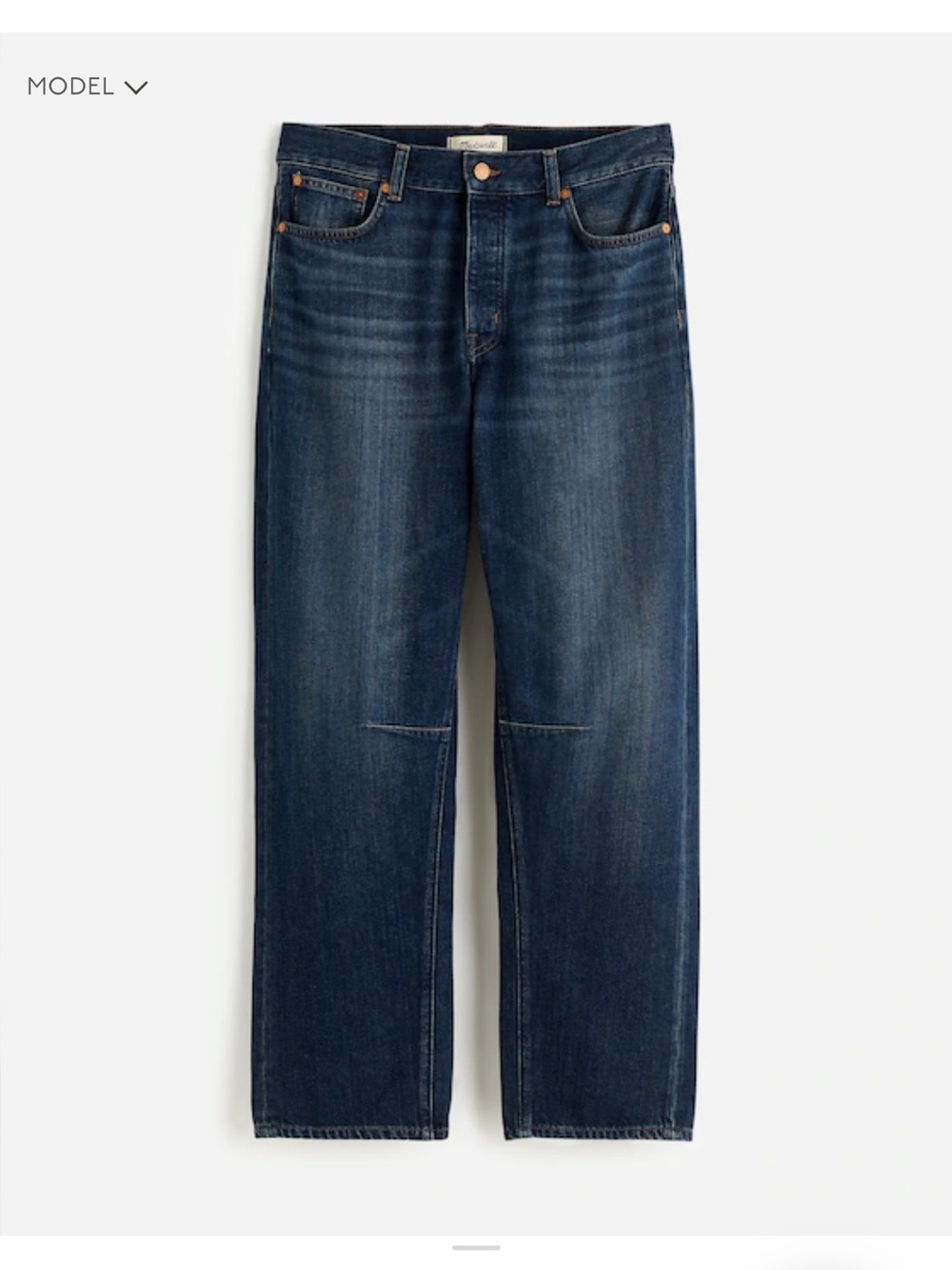 Madewell Darted Barrel Jeans in Softdrape Edition